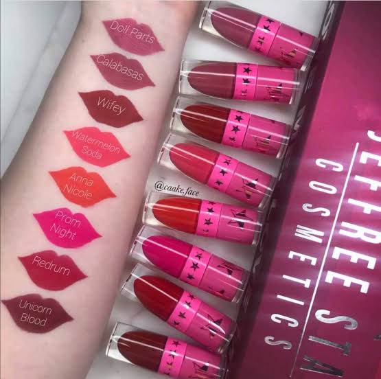Jeffree Star Cosmetics Red Mini Bundles Set- Love me, love me not