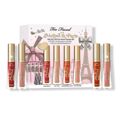 Too Faced- Melted In Paris Mini Melted Matte Lipstick Set