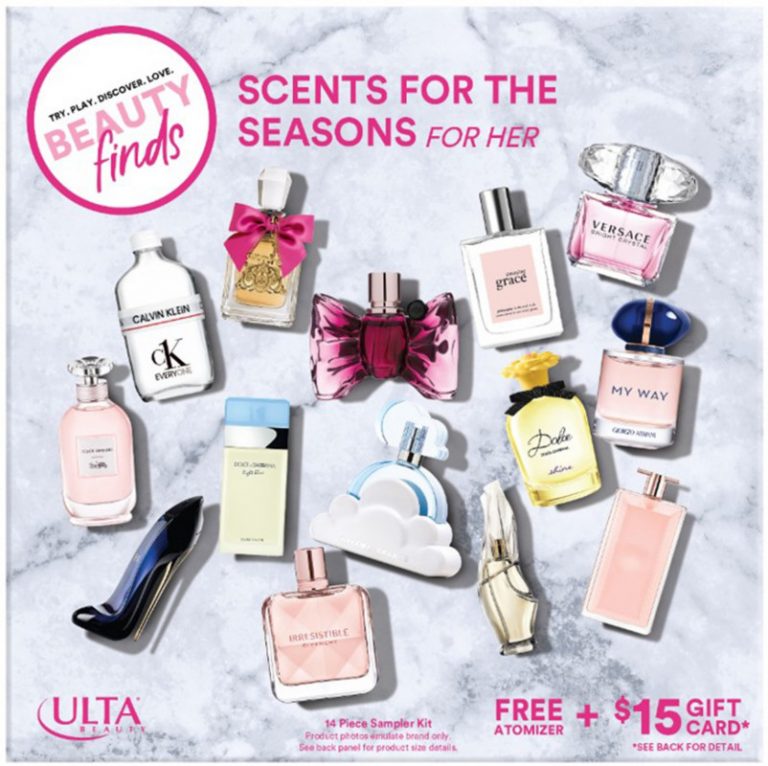 Ul ta Beauty 14 pcs Sampler Kit- Scents for the Season