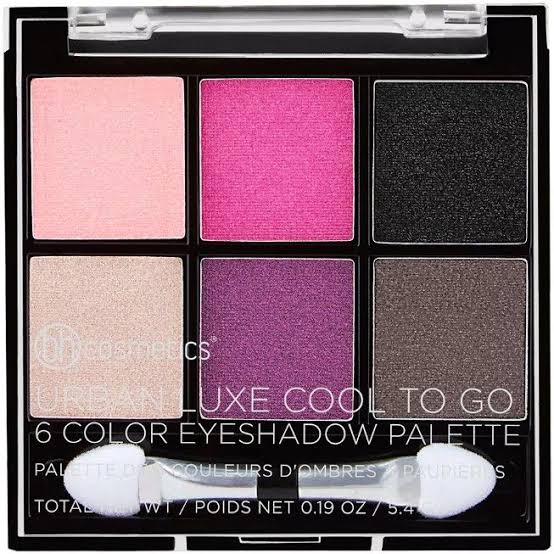 BH  Urban Luxe Cool to Go 6 Colour Eyeshadow Palette