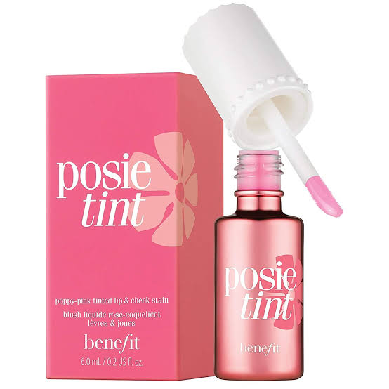 Benefit poppy - pink tinted Lip & Cheek Stain- Posie Tint (6ml)